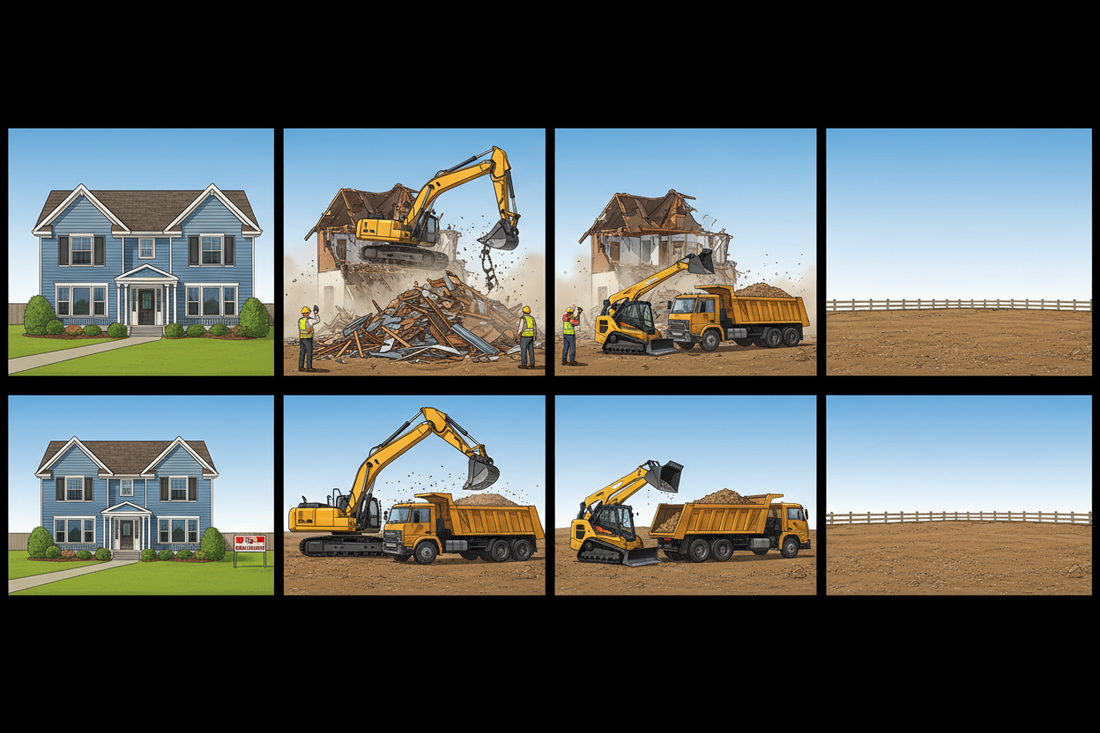 Les étapes clé de la démolition résidentielle