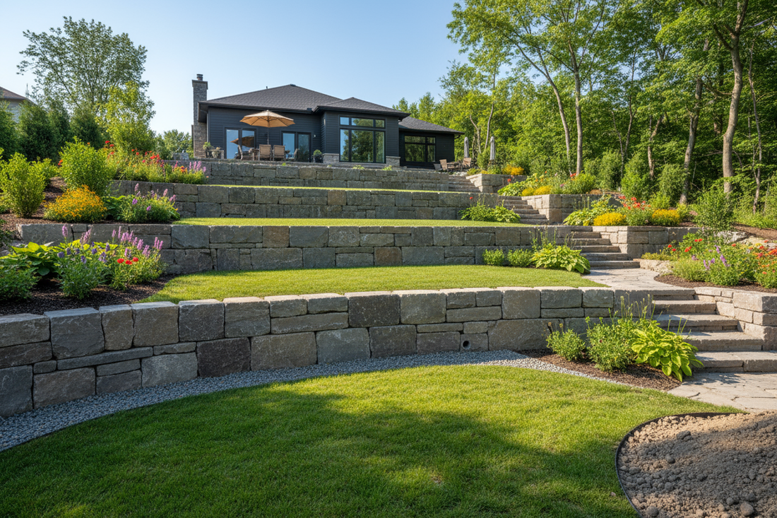 Optimisez votre terrain avec un mur de soutènement