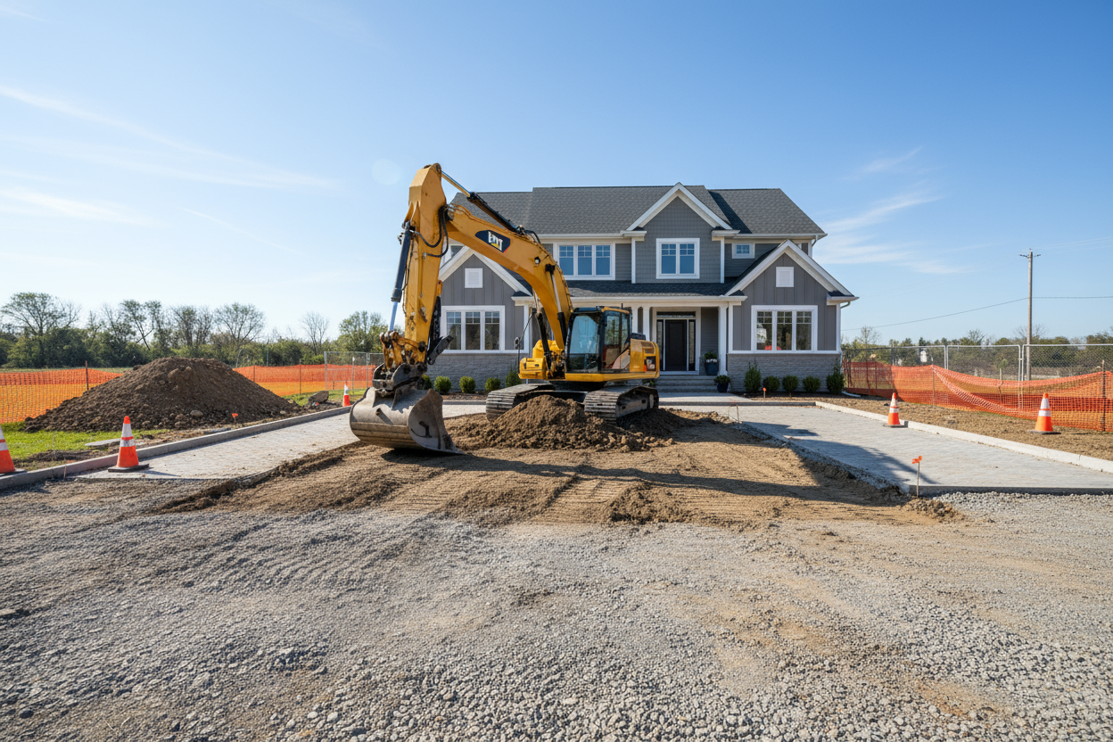 it needs to be the house entrance / parking lot